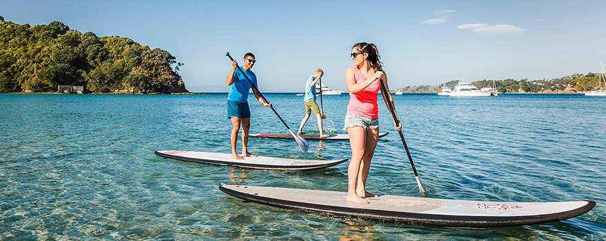 Paddle Boarding on Waiheke