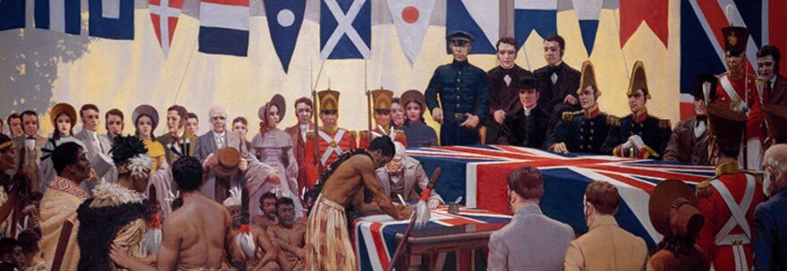 signing of Waitangi Treaty